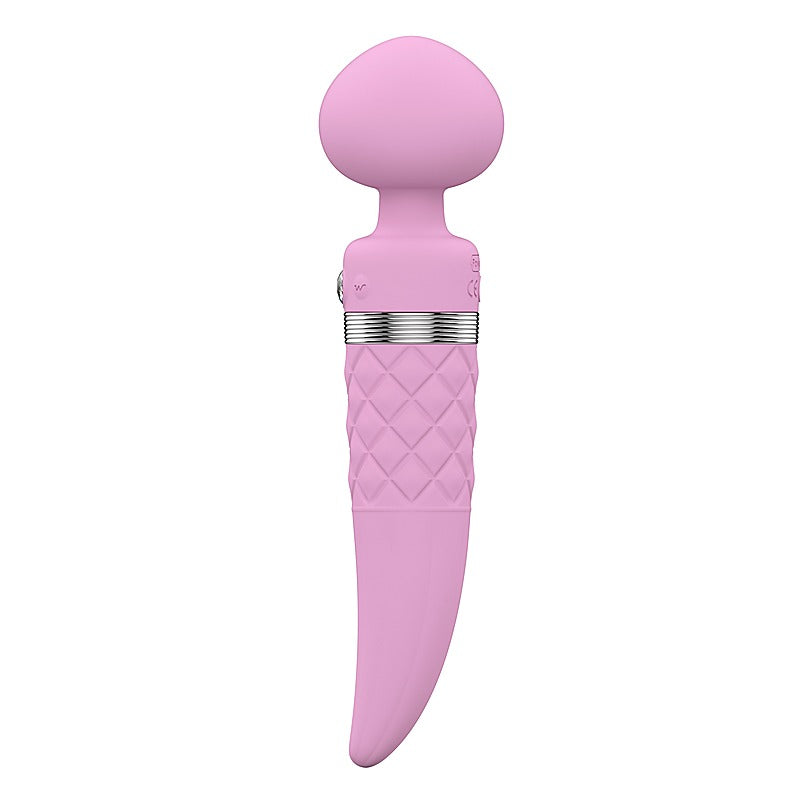 Pillow Talk Sultry Dual Ended Warming Body Wand Massager - Body Wands
