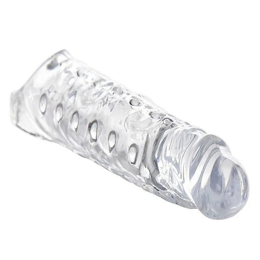 Size Matters Mens Penis Extender Sleeve Clear