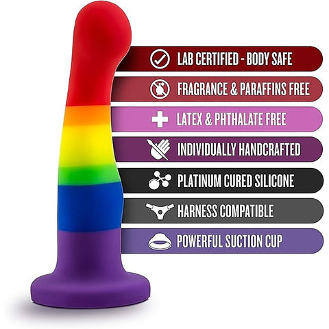 Avant Pride P1 Freedom Silicone Dildo By Blush Novelties - Realistic Dildos