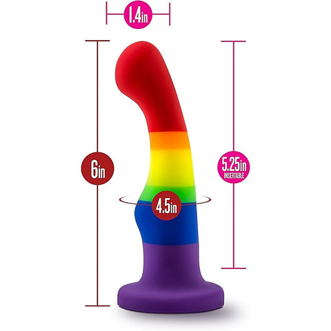 Avant Pride P1 Freedom Silicone Dildo By Blush Novelties - Realistic Dildos