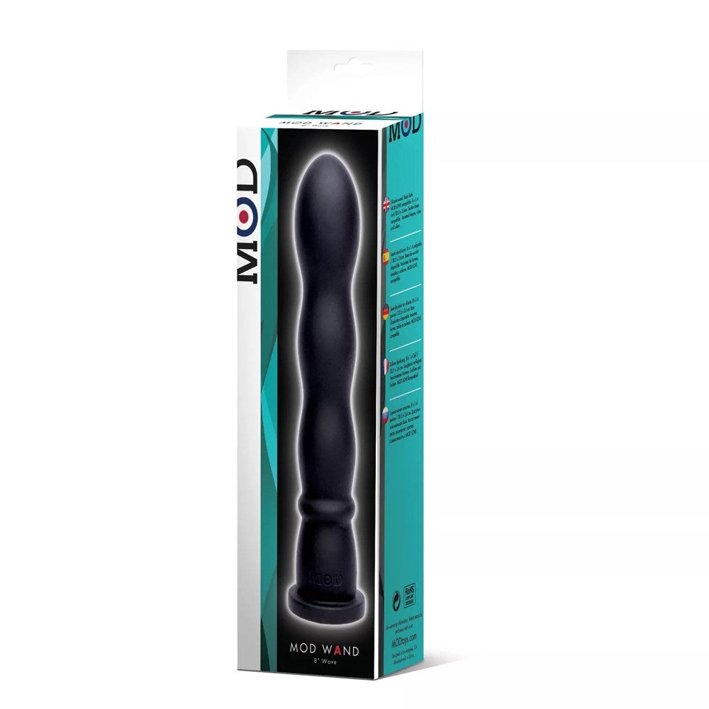 MOD Silicone Wand Wave Black - Body Wands