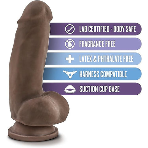 Au Naturel Sensa Feel Fat Boy Realistic Dong Beige 7 Inch - Realistic Dildos