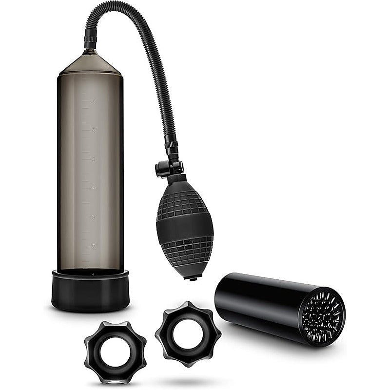 Quickie Kit Thick Cock Penis Pump Set Black - Penis Pumps And Stretchers