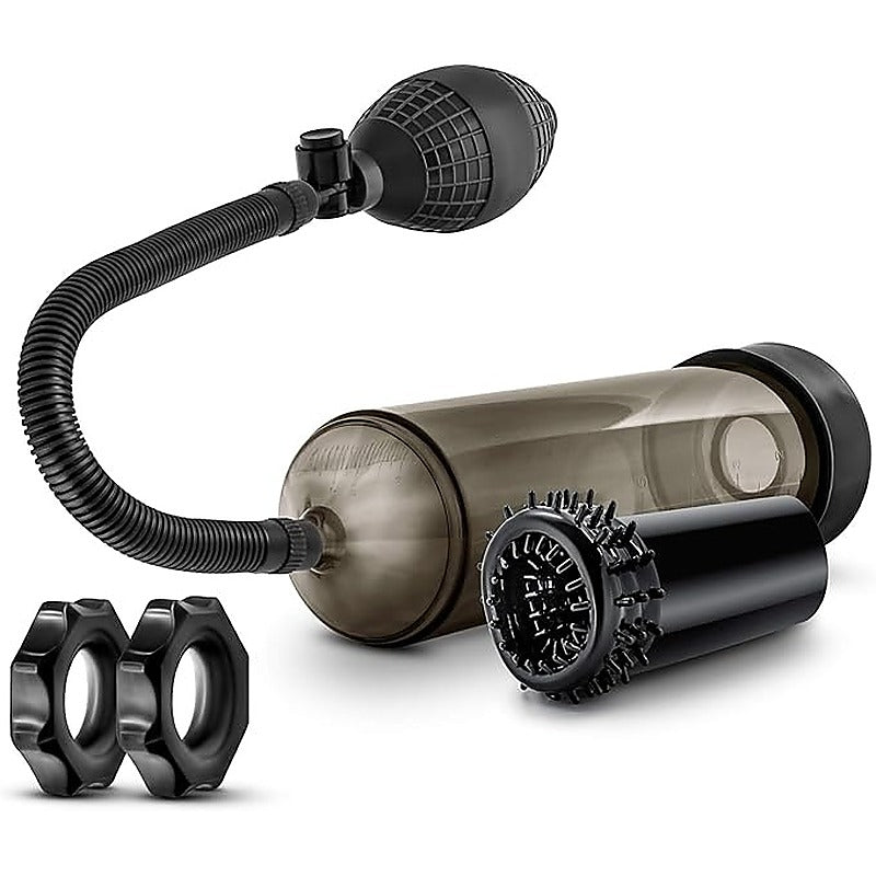 Quickie Kit Thick Cock Penis Pump Set Black - Penis Pumps And Stretchers