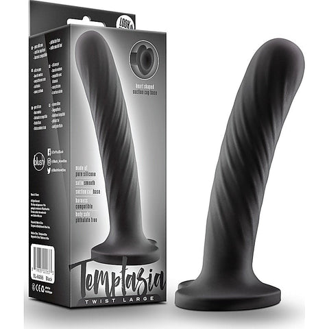 Temptasia Twist Large Suction Cup Dildo By Blush Novelties - Realistic Dildos