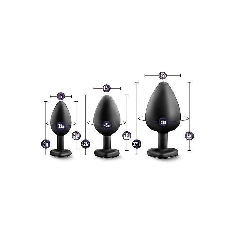 Luxe Bling Anal Plugs Training Kit By California Exotics - Butt Plugs