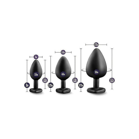 Luxe Bling Anal Plugs Training Kit By California Exotics - Butt Plugs
