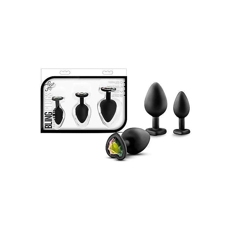 Luxe Bling Anal Plugs Training Kit By California Exotics - Butt Plugs