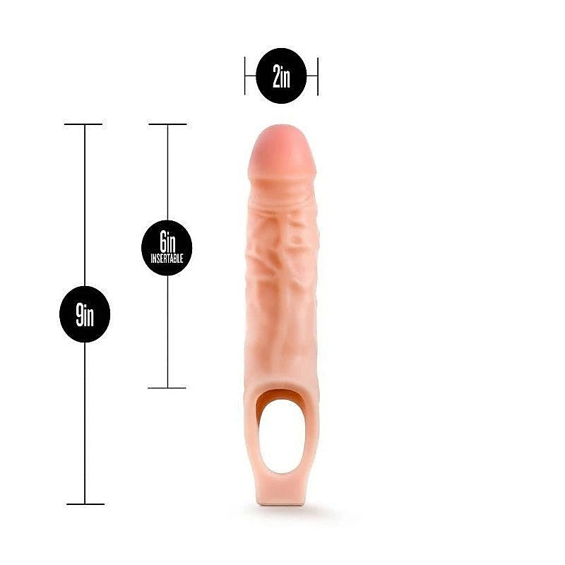 Performance Mens Cock Sheath Penis Extender Vanilla - Pumps, Extenders and Sleeves