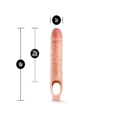 Performance Mens Cock Sheath Penis Extender Vanilla - Pumps, Extenders and Sleeves
