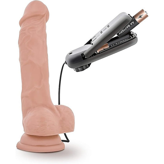 Dr Skin Dr Tim Vibrating Cock with Suction Cup Vanilla 7.5 Inch