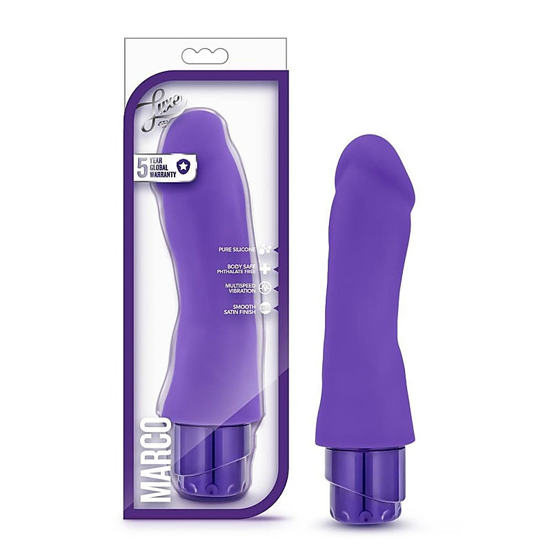 Luxe Marco Realistic Vibrating Dong - Vibrating Dildos