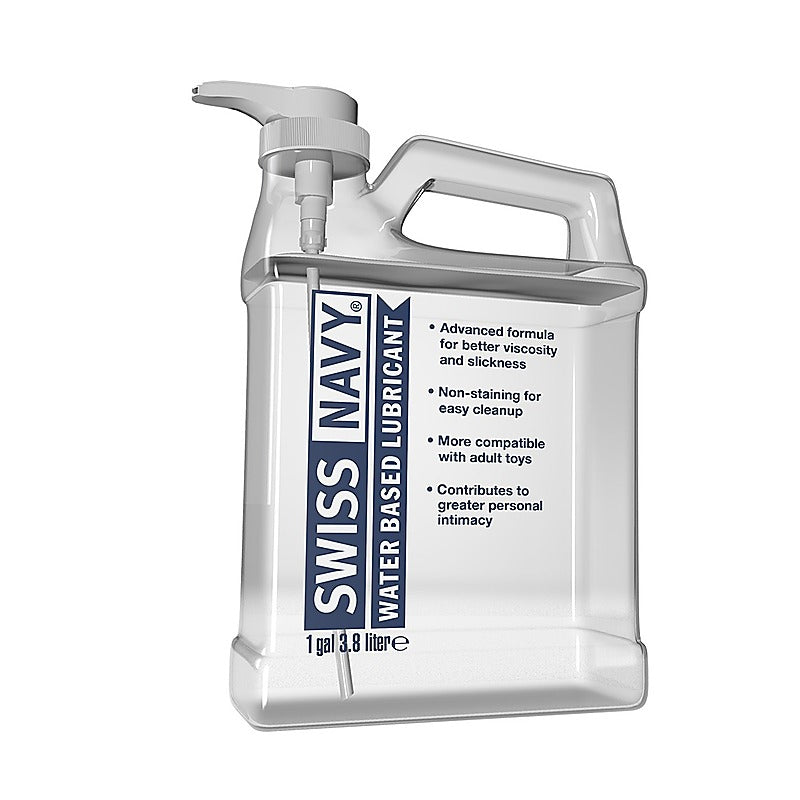 Swiss Water Based Lubricant 1gal by Swiss Navy Lubricants - Water Based Lubes