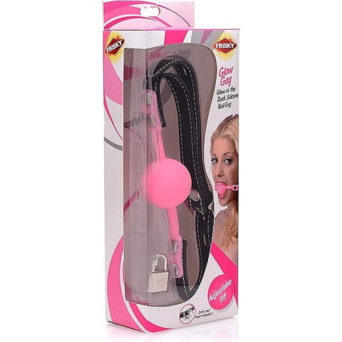 Frisky Glow Gag by XR Brands - Bondage Gags and Bits