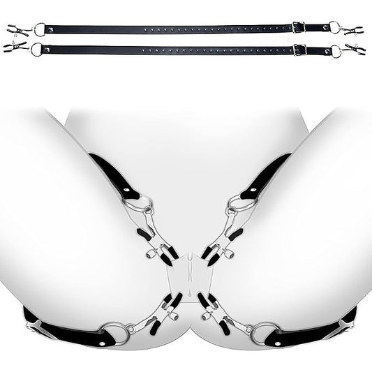 Master Series Labia Spreader Straps By Xr Brands - Pussy And Clit Toys
