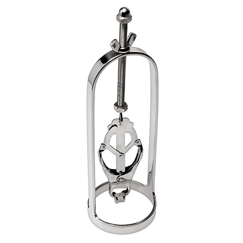 Stainless Steel Clover Clamp Nipple Stretcher by XR Brands - Nipple and Clit Clamps