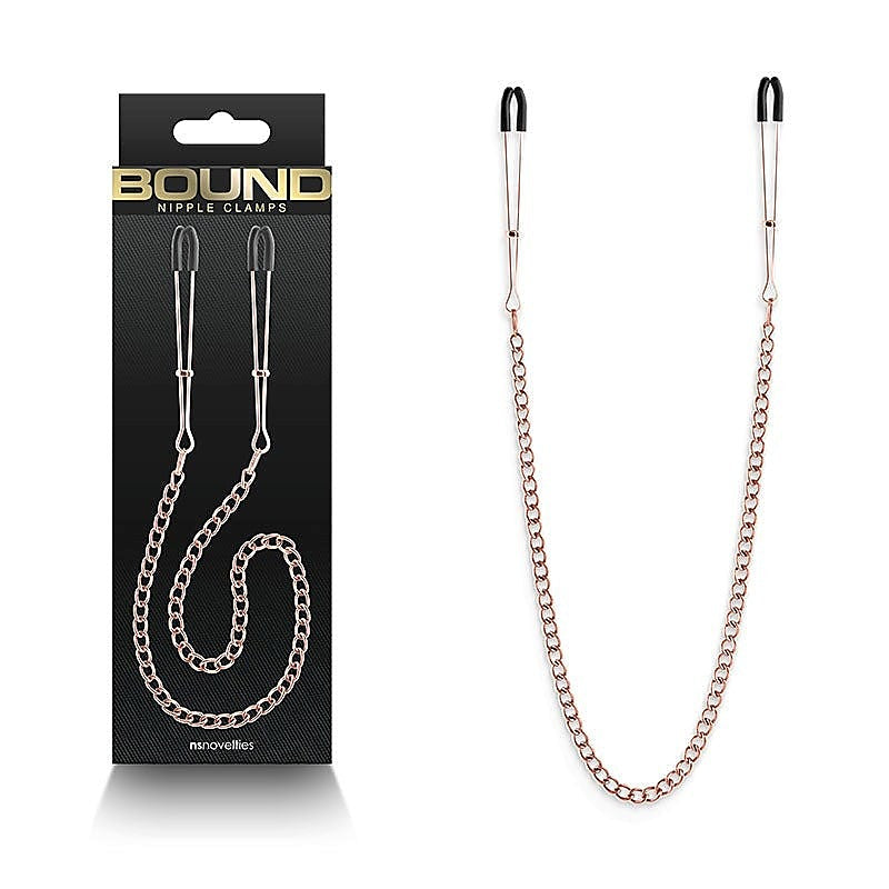 Bound Nipple Clamps - DC3 by NS Novelties - Breast and Nipple Toys