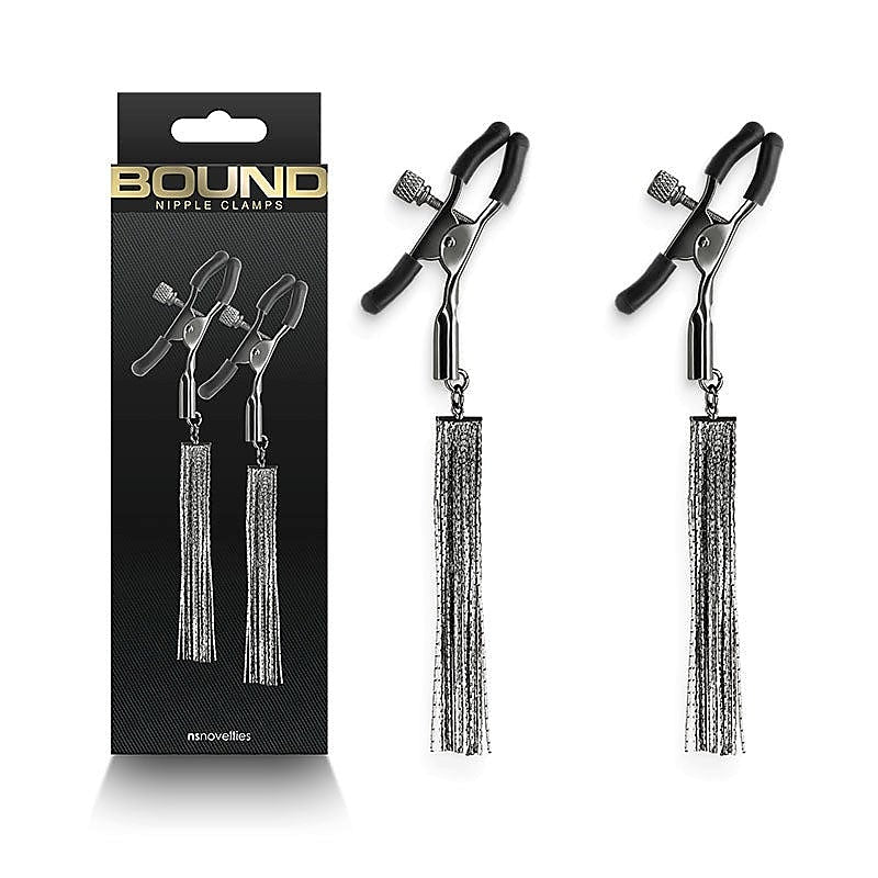 Bound Nipple Clamps - D2 By Ns Novelties - Breast and Nipple Toys