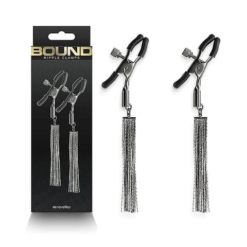 Bound Nipple Clamps - D2 By Ns Novelties - Breast and Nipple Toys
