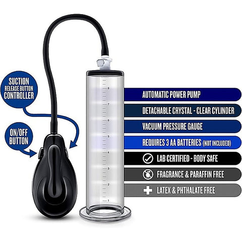 Performance VX9 Auto Penis Pump Clear - Penis Pumps And Stretchers