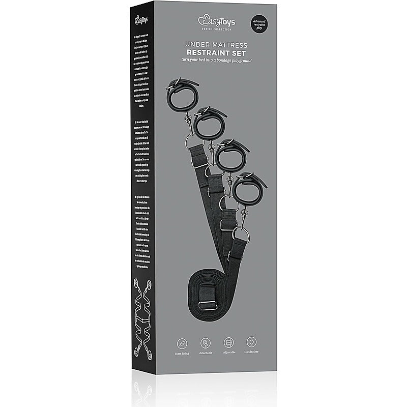 Fetish Collection Under Mattress Restraint Set - Cuffs And Restraints