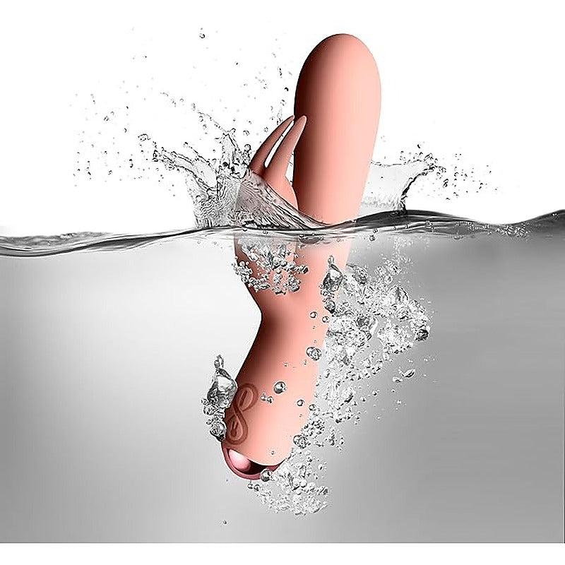 Rocks Off Flutter Silicone Rabbit Vibrator Pink - Rabbit Vibrators