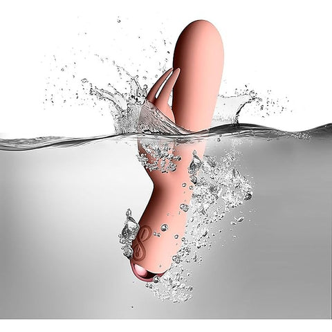 Rocks Off Flutter Silicone Rabbit Vibrator Pink - Rabbit Vibrators