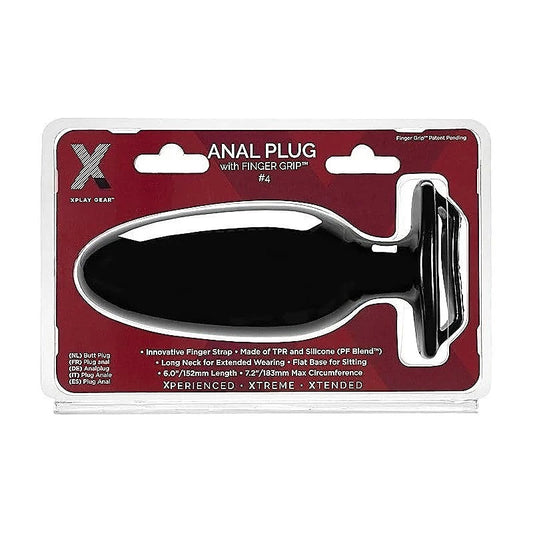 Xplay Finger Grip Butt Plug 4L By Perfect Fit - Butt Plugs