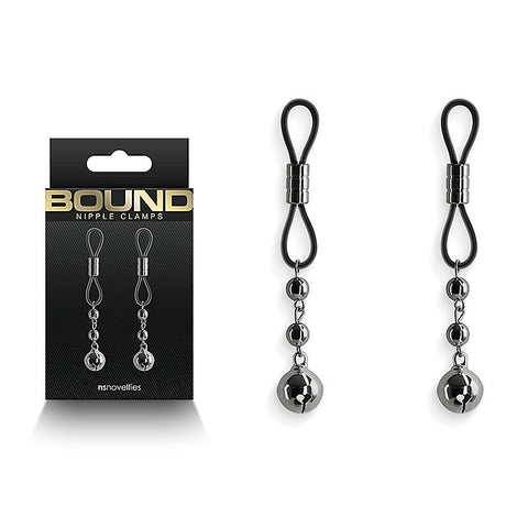 Bound Nipple Clamps - D1 by NS Novelties - Breast and Nipple Toys