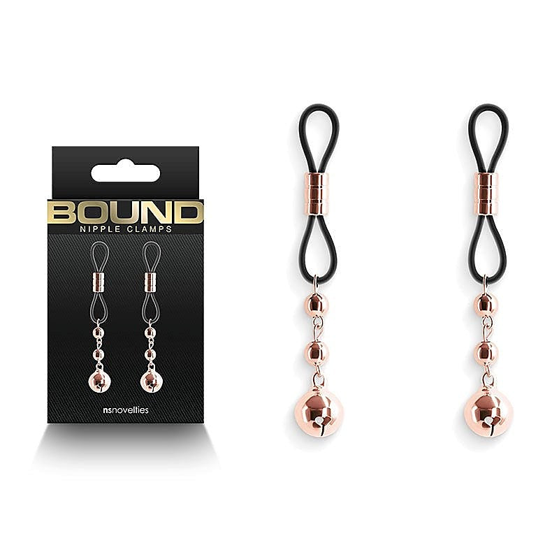 Bound Nipple Clamps - D1 by NS Novelties - Breast and Nipple Toys