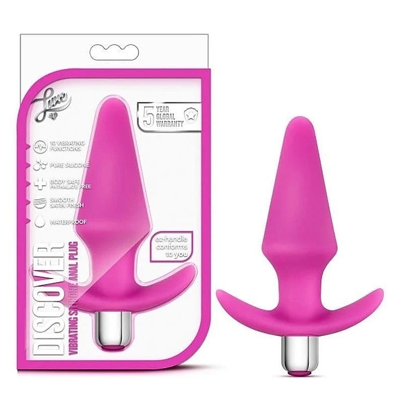 Luxe Discover Vibrating Butt Plug - Butt Plugs