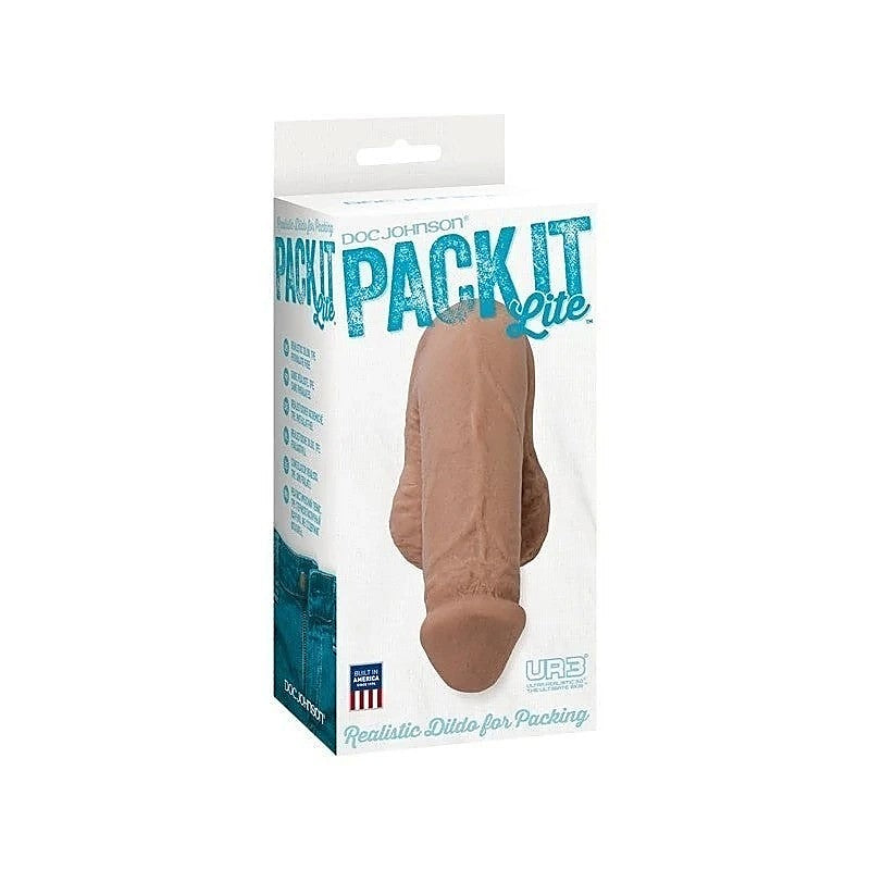 Pack It Lite Lifelike Realistic Dong By Doc Johnson - Realistic Dildos