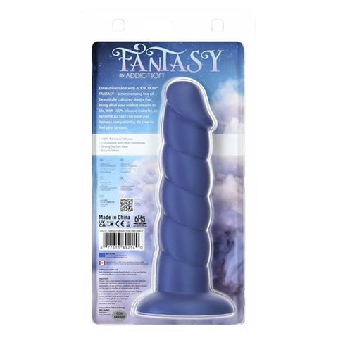 Unicorn Silicone Dildo Blue by BMS Factory - Realistic Dildos