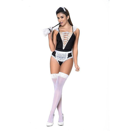 French Maid 3 Piece Sex Women Costume Set By Mapale - Fancy Dress Ups