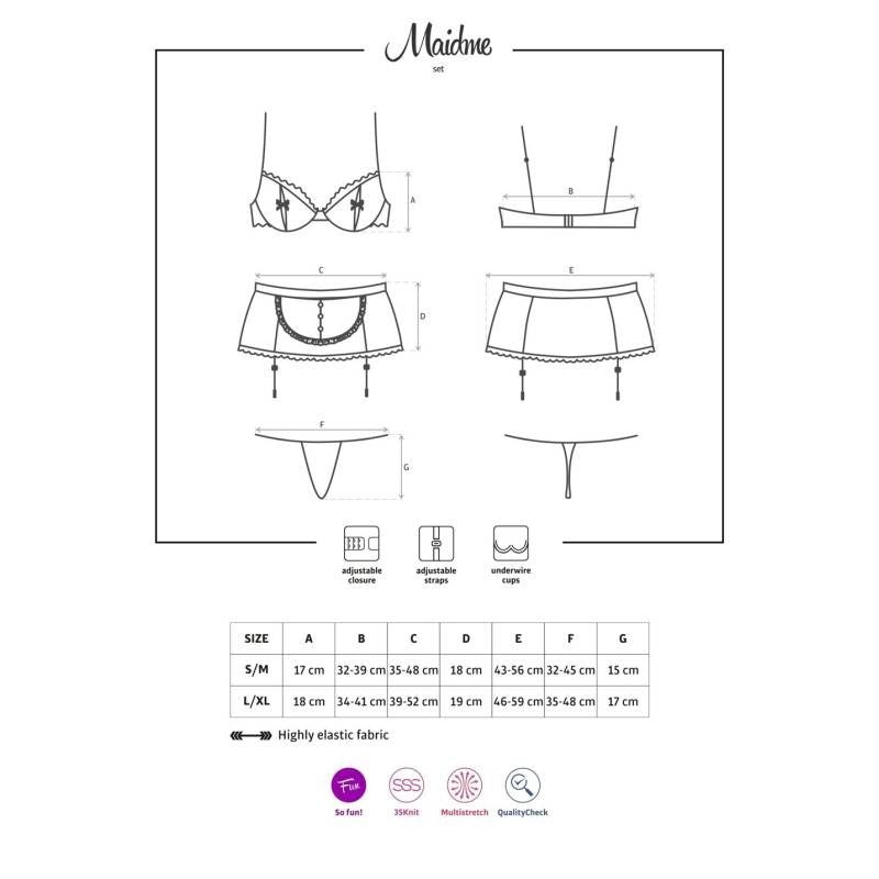 Maidme Costume Set by Obsessive Lingerie - Fancy Dress Ups