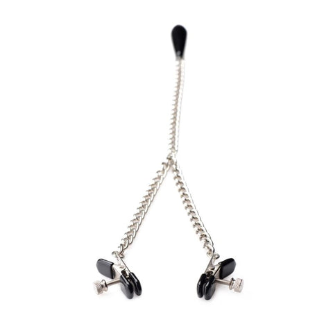 Titty Taunter Nipple Clamps w/ Weighted Bead by XR Brands - Nipple and Clit Clamps