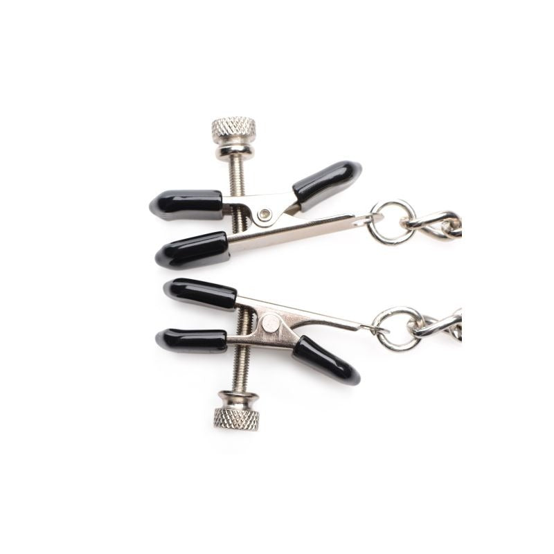 Titty Taunter Nipple Clamps w/ Weighted Bead by XR Brands - Nipple and Clit Clamps