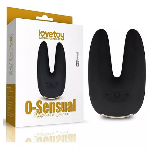 Lovetoy O Sensual Rapture Dual Motor Clit Massager Vibrator - Clit Ticklers and Pulsators