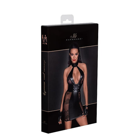 Power Wetlook Short Tulle Dress By Noir Handmade - Her Fetish