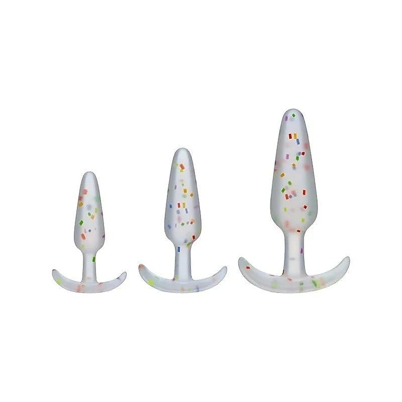 Pride Silicone Anal Trainer Set By Doc Johnson - Butt Plugs