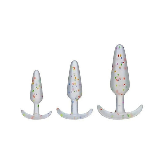 Pride Silicone Anal Trainer Set By Doc Johnson - Butt Plugs