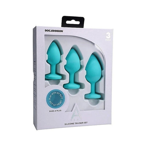 Pride Silicone Anal Trainer Set By Doc Johnson - Butt Plugs