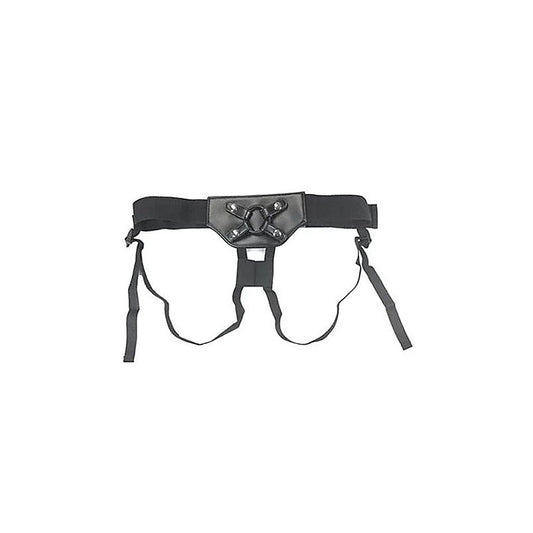 Addiction Strap On Harness With Silicone O Rings Black