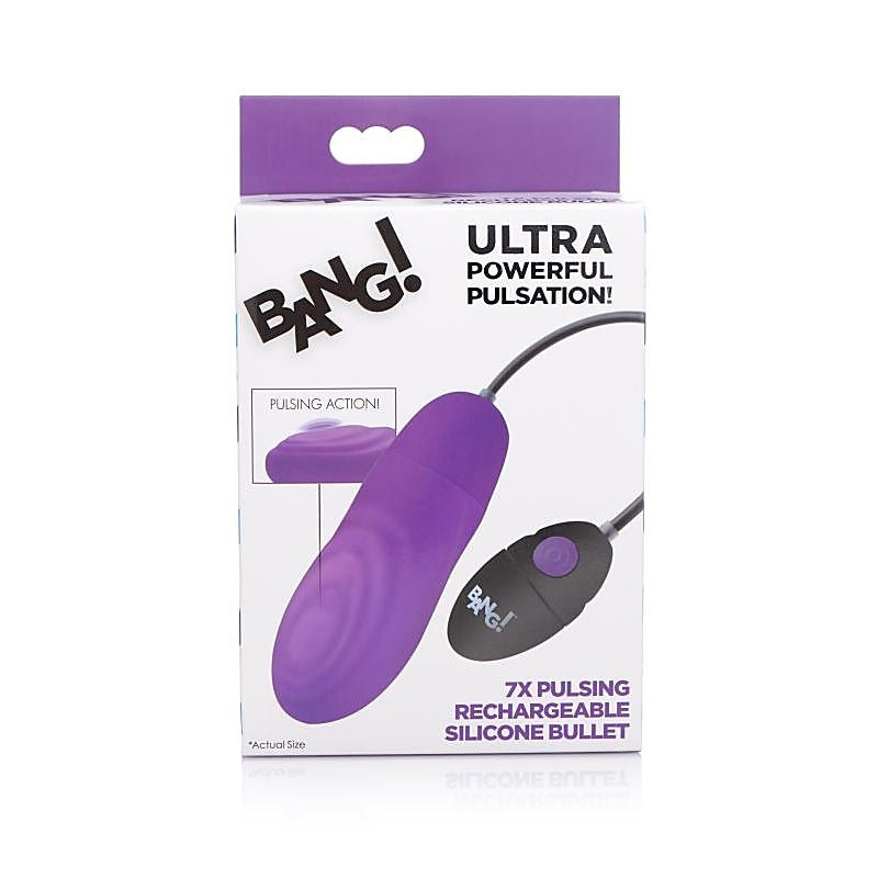 Bang 7X Pulsing Rechargeable Vibrating Bullet By Xr Brands - Bullet Vibrators