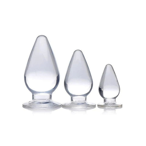 Premium Triple Cones Anal Plug Set By Xr Brands - Butt Plugs