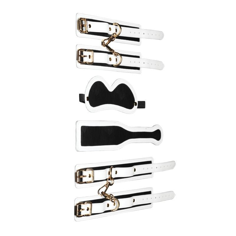 Kink In the Dark Glowing Bondage Set Fluro by XR Brands - Bondage Kits