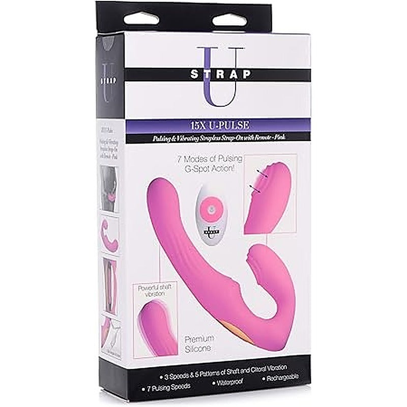 Strap U 15X U-Pulse Strapless Strap-On By Xr Brands - Strap On Sextoys