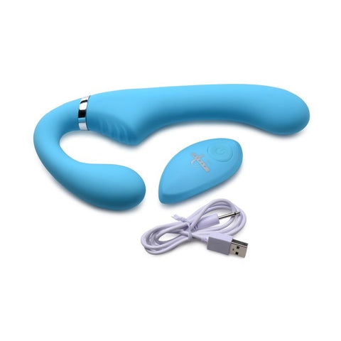 Mighty Rider 10X Strapless Strap-On w/ Remote by XR Brands - Strap On Sextoys
