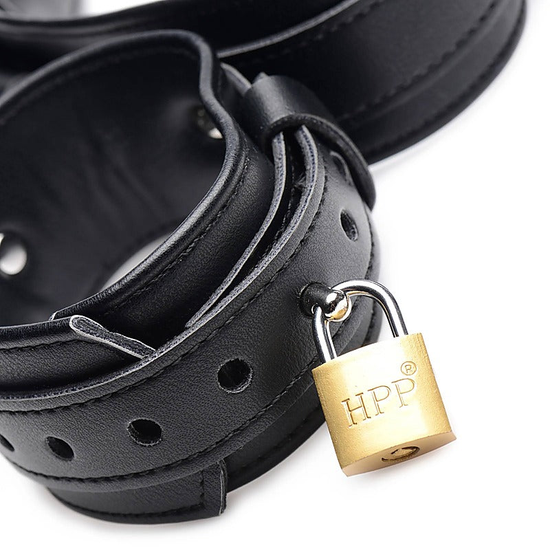 Strict Frog Tie Bondage Restraint Set Black - Bondage Kits