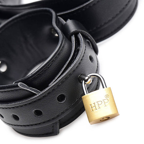 Strict Frog Tie Bondage Restraint Set Black - Bondage Kits